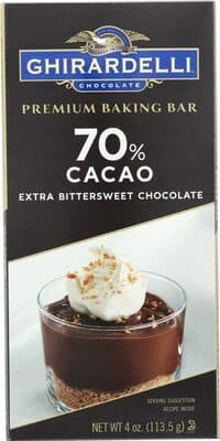70% Cacao Extra Bittersweet Chocolate