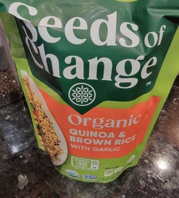 Organic Quinoa & Brown Rice with Garlic