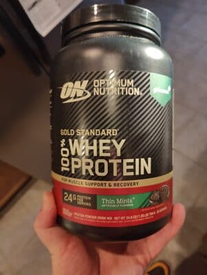100% Whey Protein Thin Mints