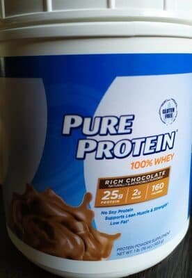 Pure Protein 100% Whey Protein Supplement Rich Chocolate