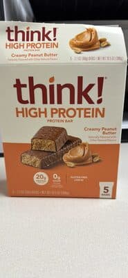 High Protein Protein Bar Creamy Peanut Butter