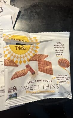 Seed & Nut Flour Sweet Thins Honey Cinnamon