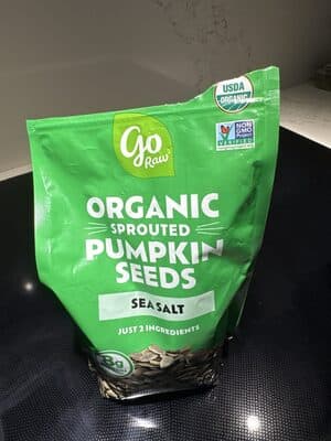 Organic Sprouted Pumpkin Seeds Sea Salt