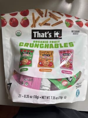 Crunchables Organic Fruit Crisps