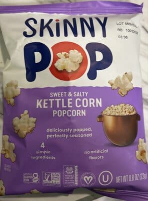Kettle corn popcorn
