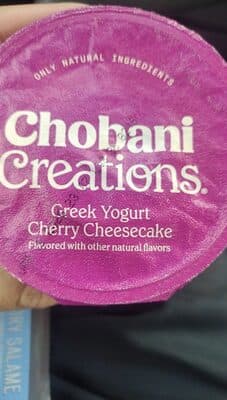 Greek Yogurt Cherry Cheesecake