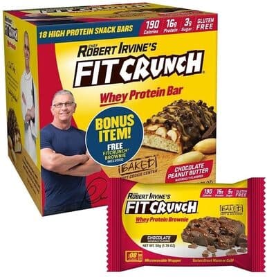 Chocolate Peanut Butter High Protein Baked Bar
