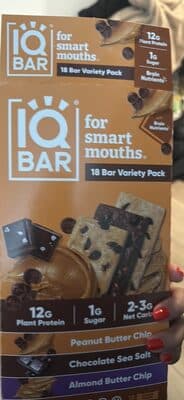 IQ BAR 18 PROTEIN BAR VARIETY PACK