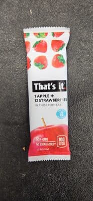 1 Apple + 12 Strawberries Fruit Bar