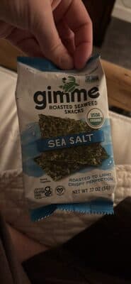 Roasted Seaweed Snacks Sea Salt