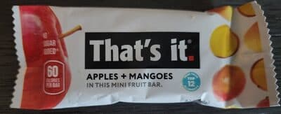 APPLLES + MANGOES MINI FRUIT BAR