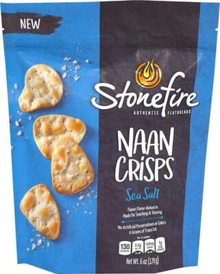Naan Crisps Sea Salt