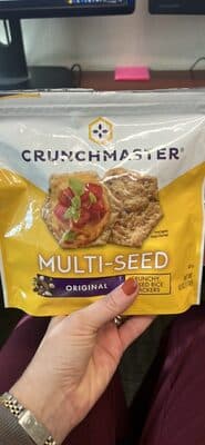 CRUNCHMASTER Classic Multi-Seed Original Crunchy, Baked Rice Crackers