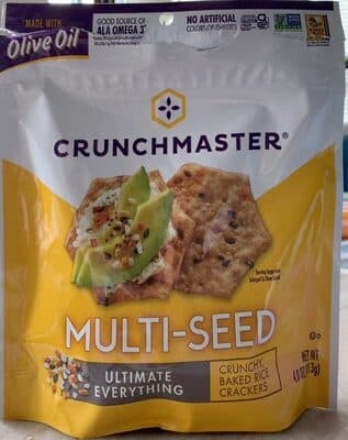 MULTI-SEED Crunchy Baked Rice Crackers