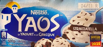 Yaos Le Yaourt à la Grecque Stracciatella 4x125g