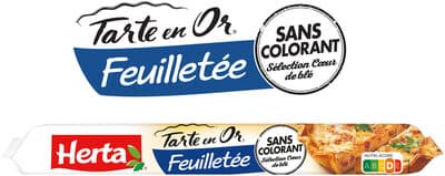 HERTA TARTE EN OR Pâte Feuilletée 230g