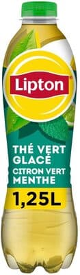 Thé Vert Glacé Citron Vert et Menthe