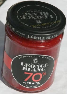 Confiture de fraises allégée en sucres