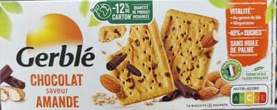 Biscuit chocolat saveur amande