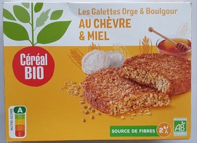 Les galettes orge et boulgour au chèvre miel