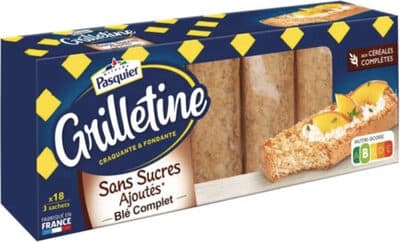 Grilletine Sans sucres ajoutés Blé complet