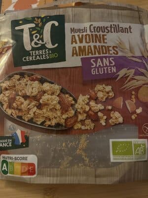 Muesli croustillant sans gluten