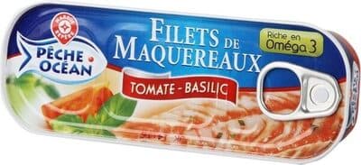 Filets de maquereaux tomate-basilic