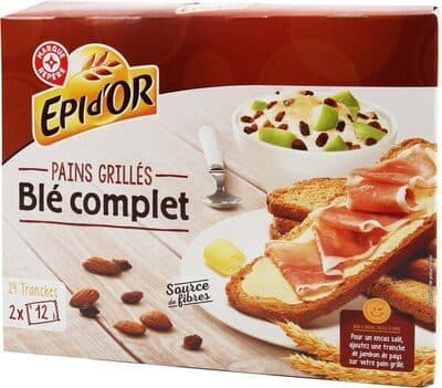 Pains grillés Blé complet