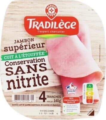 Jambon supérieur Sans nitrite