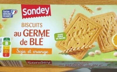 Biscuits au Germe de Blé Soja et Orange