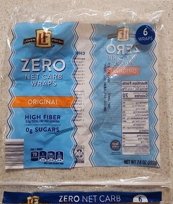 ZERO NET CARB WRAPS ORIGINAL