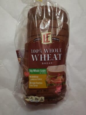 100% Whole Wheat Bread