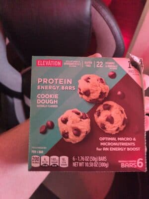 Protein Energy Bars Cookie Dough