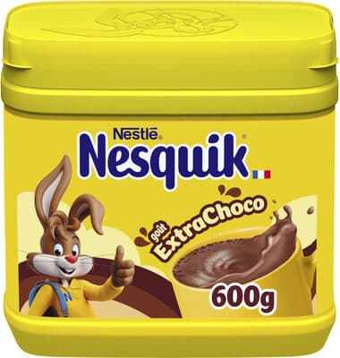 NESQUIK Gout EXTRA CHOCO Poudre Cacaotée boîte 600g