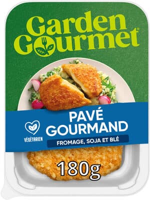 GARDEN GOURMET Pavé Gourmand Fromage Soja et Blé 180g