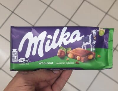 milka wholenut noisette