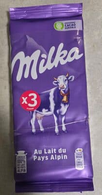 Milka au lait du pays alpin