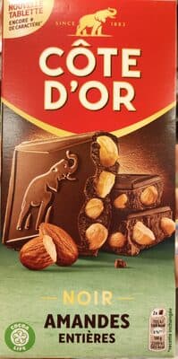 Noir amandes entières