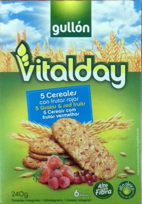 Vitalday 5 Cereales con frutos rojos