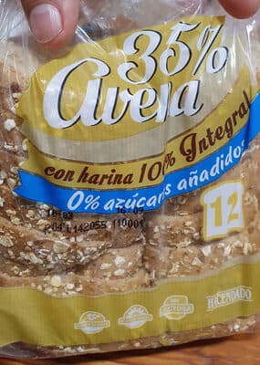 Pan Integral con Avena 35%