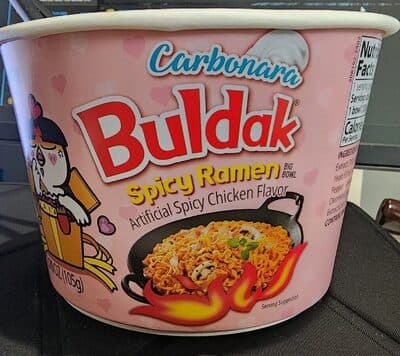 Buldak HOT Chicken Flavor Ramen Carbonara